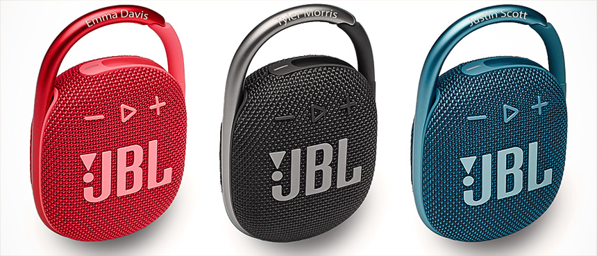 JBL Clip 3 Bluetooth Speaker - Personalization Available