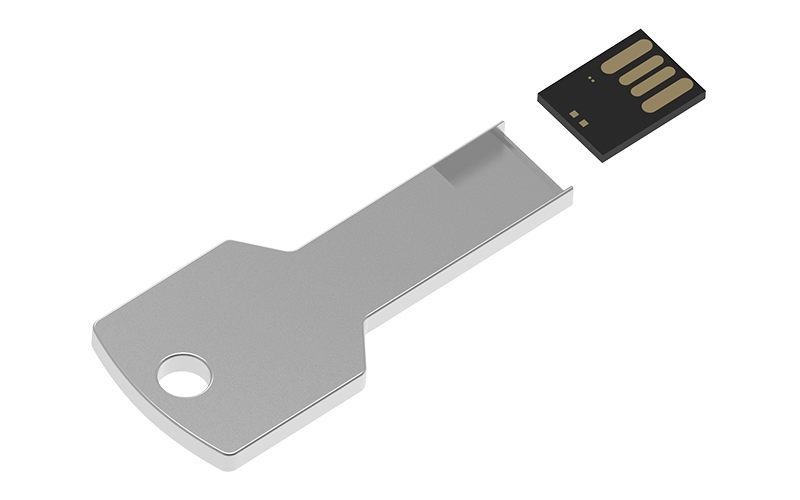 Clé USB 16GB en Bambou et clip en métal - Engrav-Laser