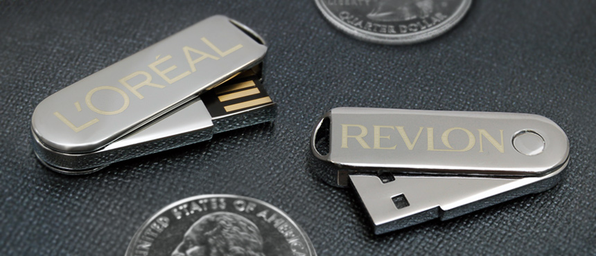 Chrome Spin | CustomUSB Flash Drive 1