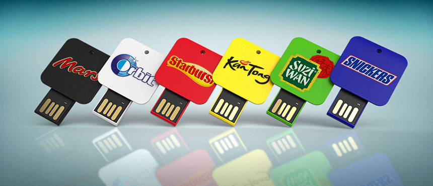 Square Clip | CustomUSB Flash Drive 0