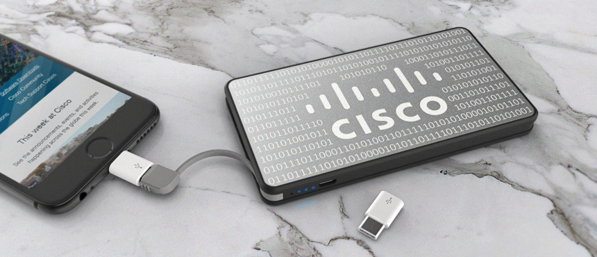 PowerTile Metal | CustomUSB Mobile Charger 1