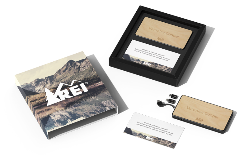 PowerTile Wood | CustomUSB Mobile Charger