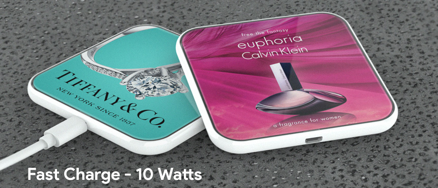 PowerSquare Glass | CustomUSB Wireless Charger 1