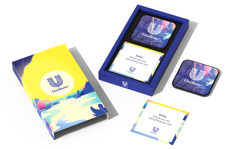 PowerSquare Glass | CustomUSB Wireless Charger