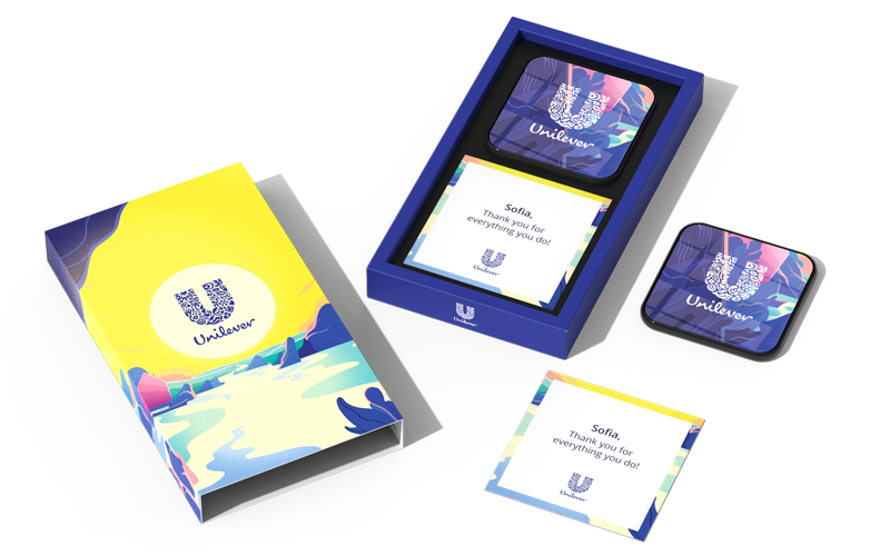 PowerSquare Glass | CustomUSB Wireless Charger