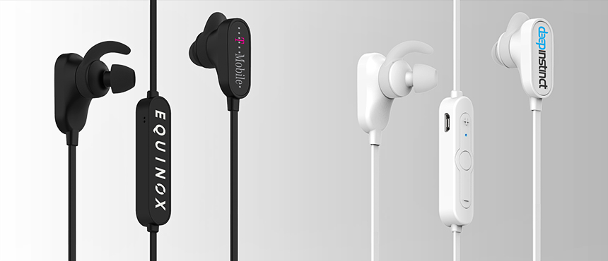 Pulse Sport Bluetooth Earbuds | CustomUSB Headphones 2