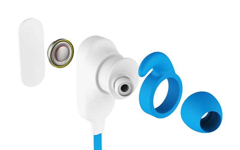 Pulse Bluetooth Earbuds Exploded Diagram