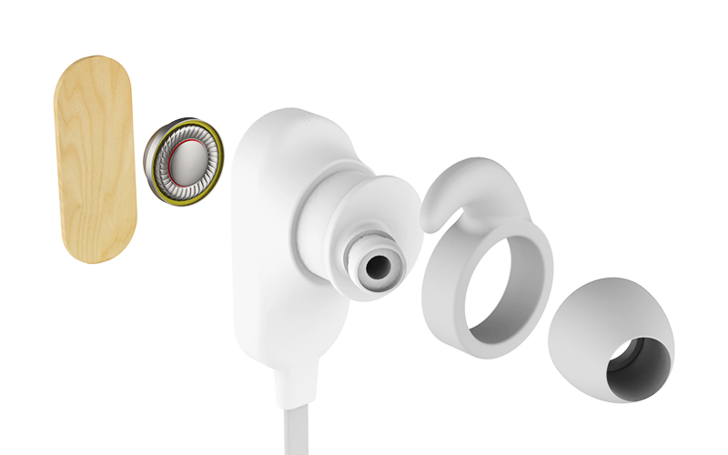 Nature Bluetooth Earbuds Exploded Diagram