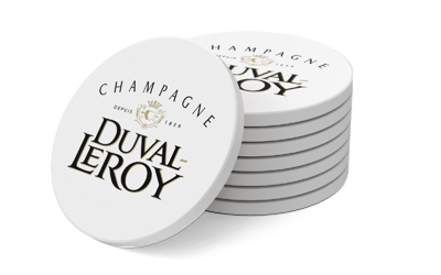 Custom Sandstone Circle Coasters