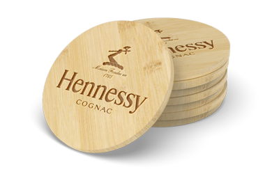 Custom Bamboo Circle Coaster