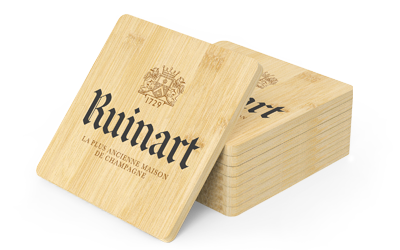 Custom Bamboo Square Coaster